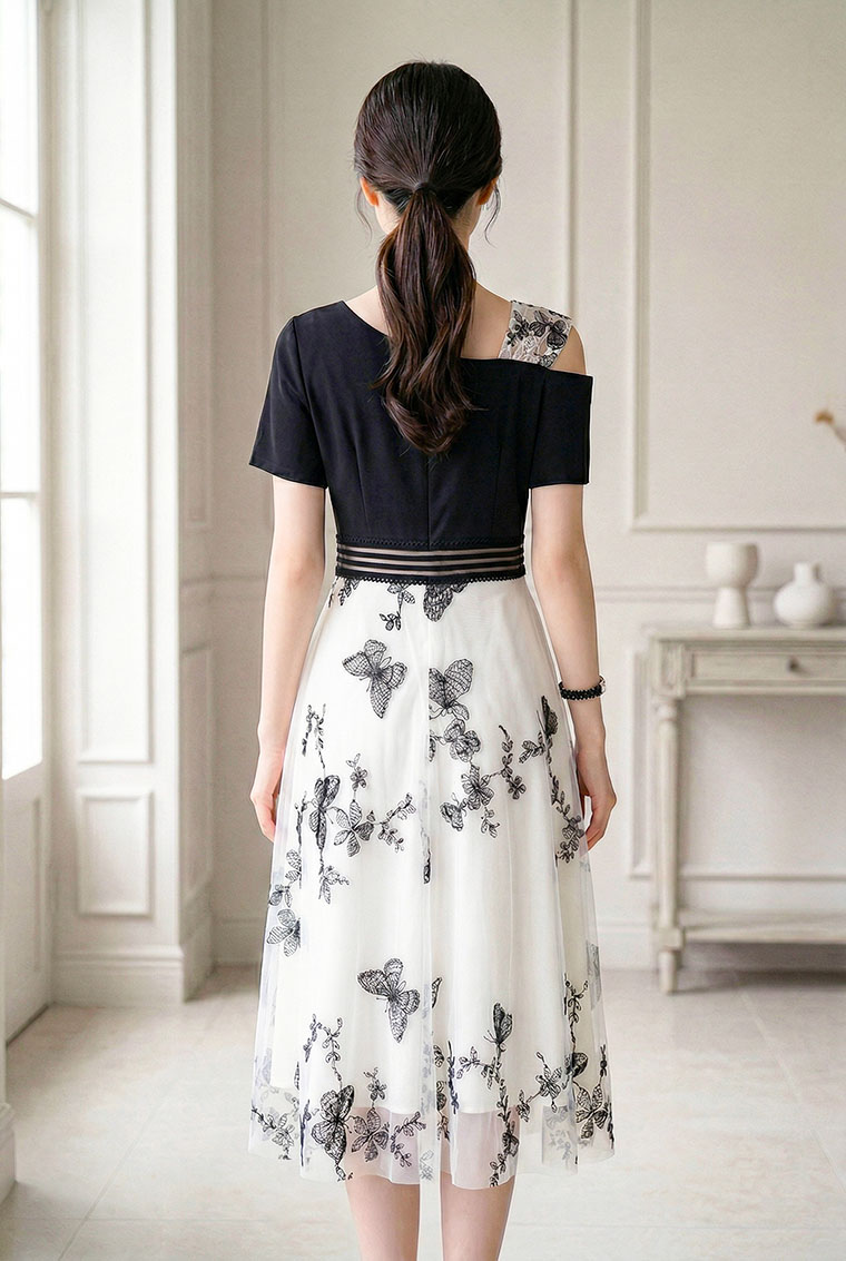 4✮- OZFRY1580 - Knee Dress