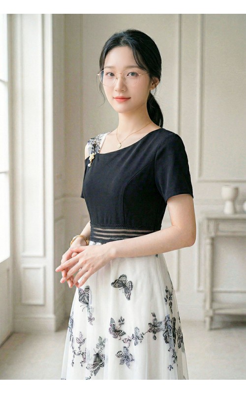 4✮- OZFRY1580 - Knee Dress