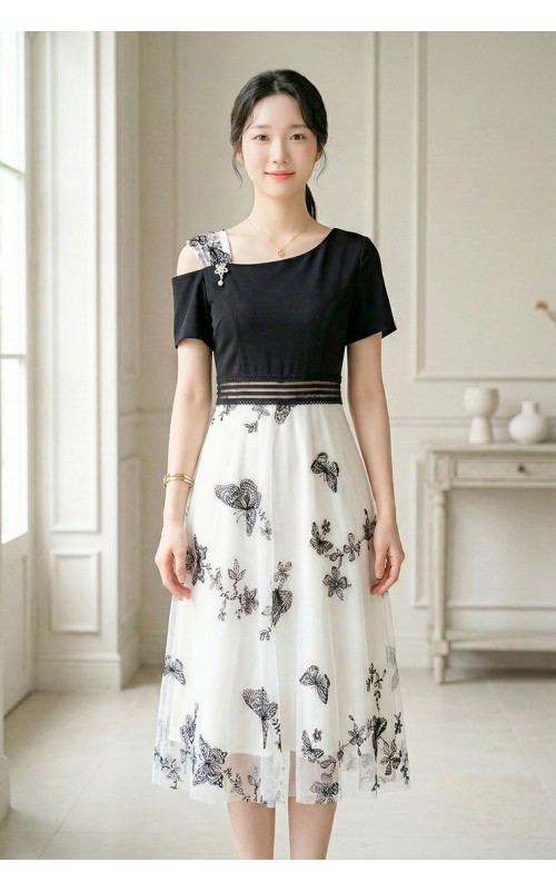 4✮- OZFRY1580 - Knee Dress