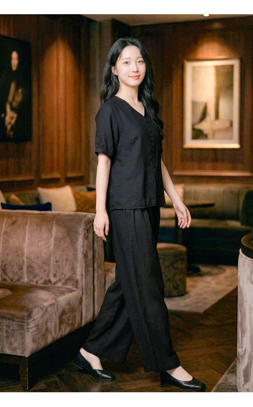 4✮- OZFRY1631 - Set (Top+Pants)