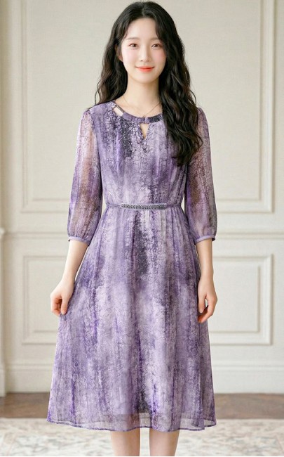 4✮- OZFRY1645 - Midi Dress