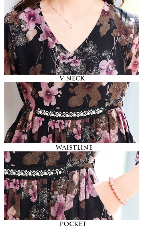 4✮- OZFRY1646 - Midi Dress