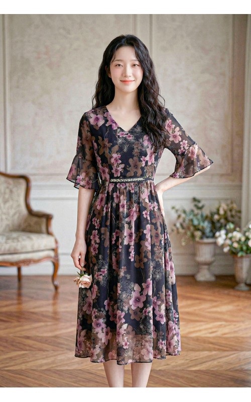 4✮- OZFRY1646 - Midi Dress