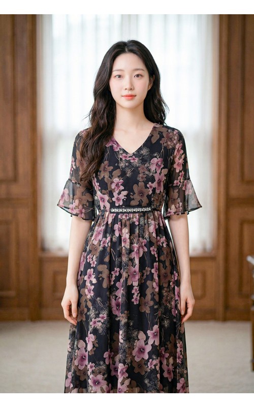 4✮- OZFRY1646 - Midi Dress