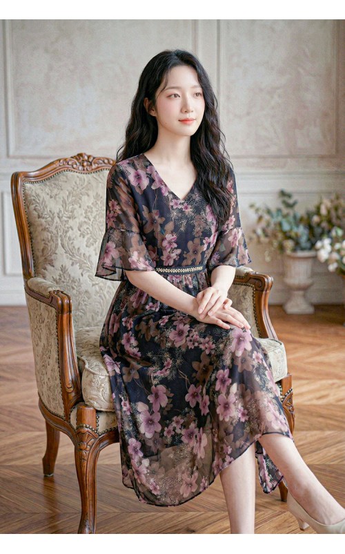 4✮- OZFRY1646 - Midi Dress