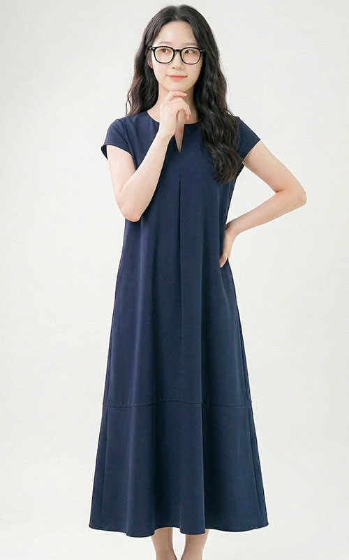 4✮- OZFRY1649 - Midi Dress