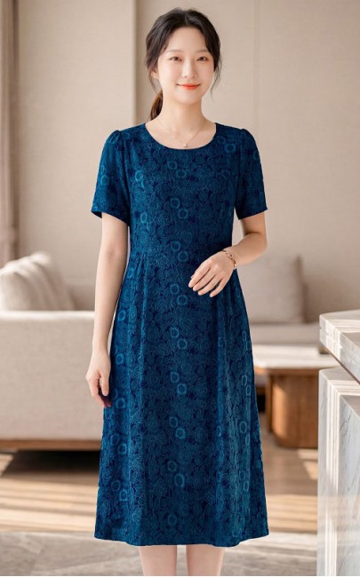 4✮- OZFRY1908 - Knee Dress