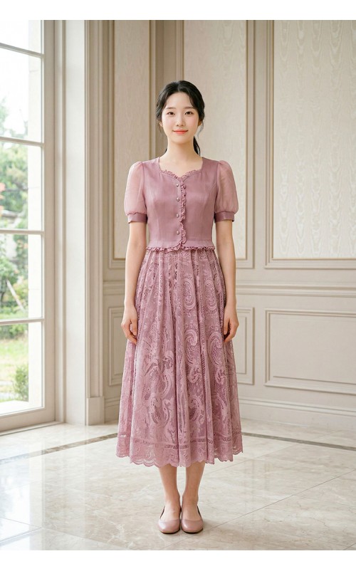 4✮- OZFRY1930 - Midi Dress (XS-3XL)