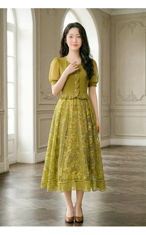 4✮- OZFRY1930 - Midi Dress (XS-3XL)