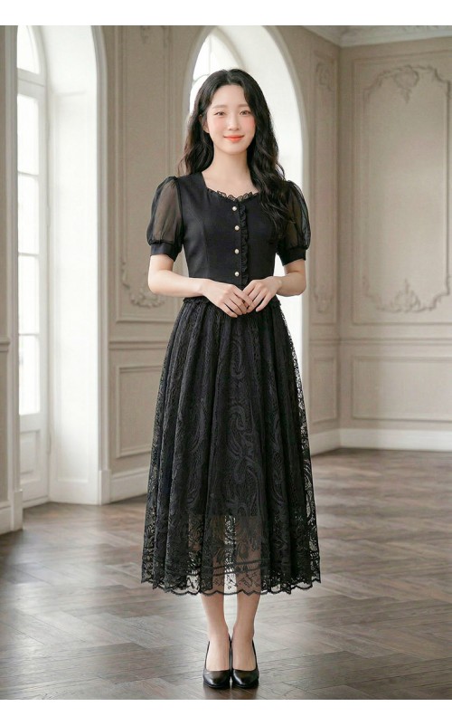 4✮- OZFRY1930 - Midi Dress (XS-3XL)