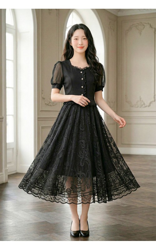 4✮- OZFRY1930 - Midi Dress (XS-3XL)