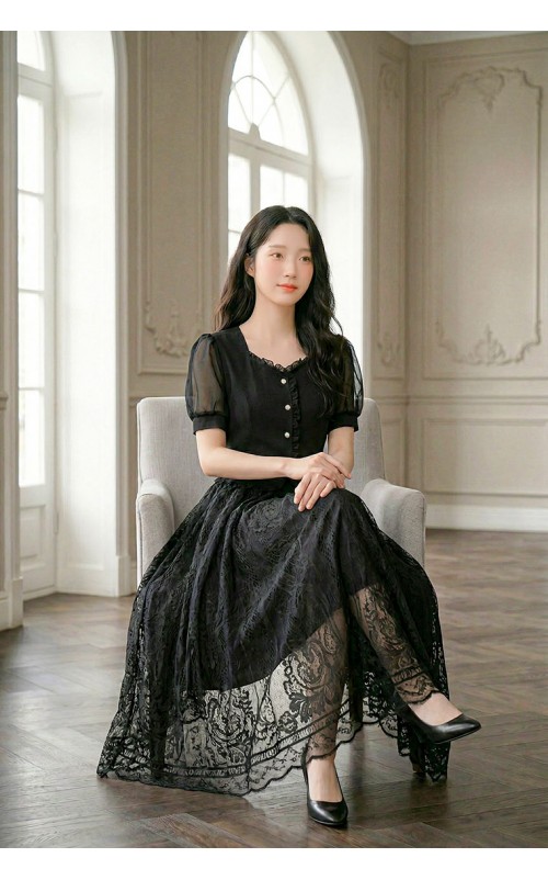 4✮- OZFRY1930 - Midi Dress (XS-3XL)