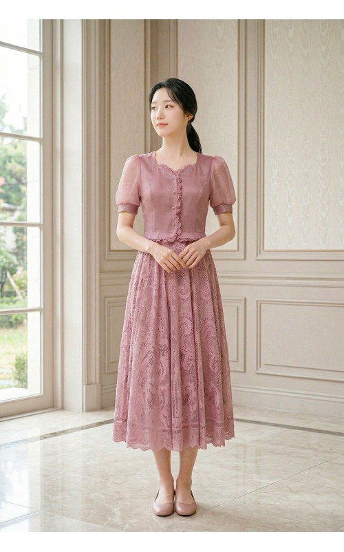 4✮- OZFRY1930 - Midi Dress (XS-3XL)