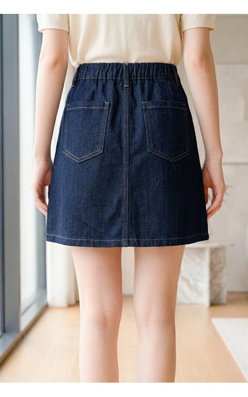 4✮- OZFRY1960 - Denim Mini Skirt 