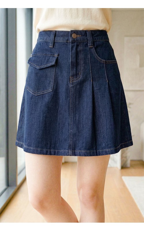 4✮- OZFRY1960 - Denim Mini Skirt 
