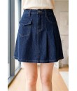 4✮- OZFRY1960 - Denim Mini Skirt 