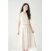 4✮- OZFRY2056 - Midi Dress (Cardigan+Dress)