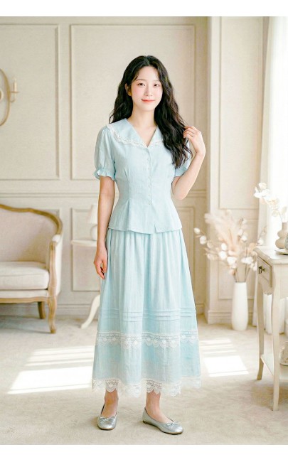 4✮- OZFRY2122 - Midi Dress (Top and Skirt)