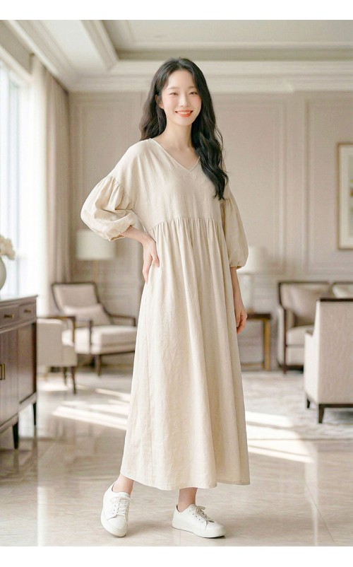 4✮- OZFRY2158 - Midi Dress