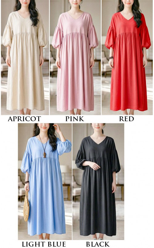 4✮- OZFRY2158 - Midi Dress