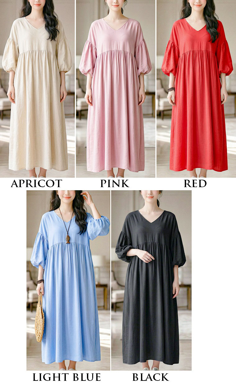 4✮- OZFRY2158 - Midi Dress