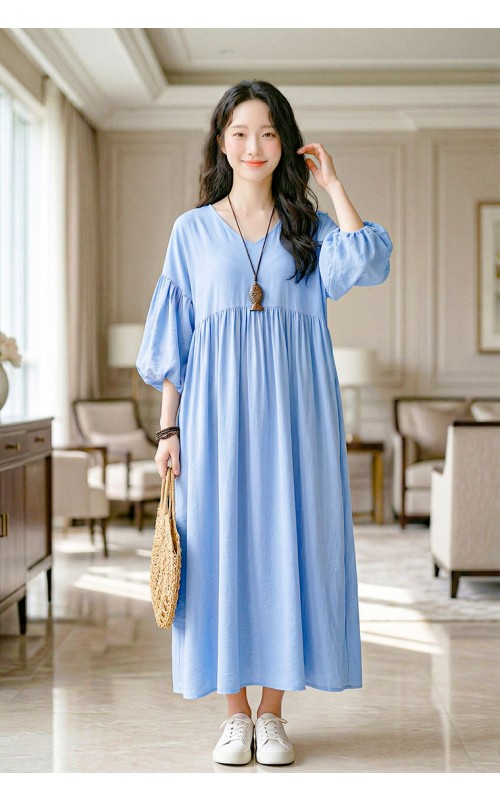 4✮- OZFRY2158 - Midi Dress