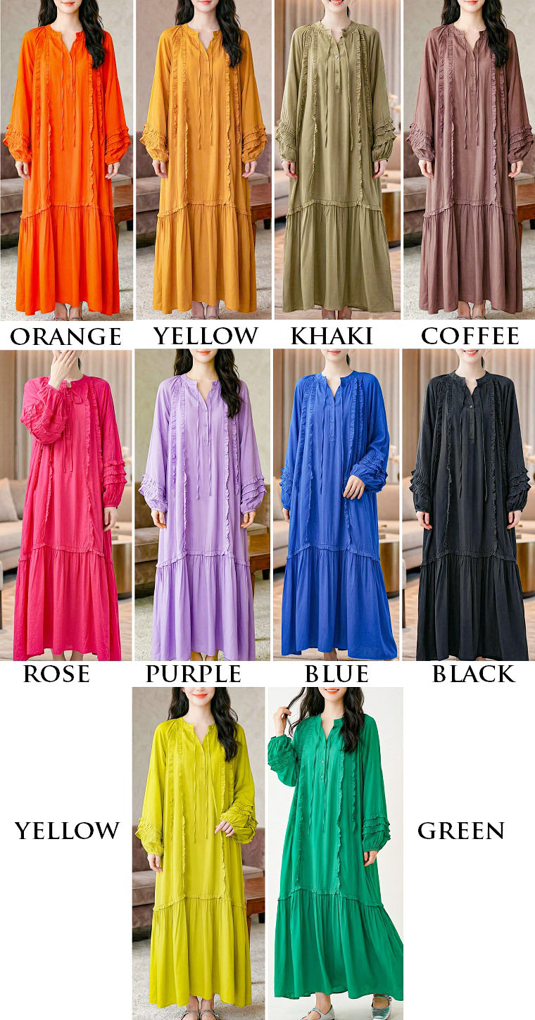 4✮- OZFRY2167 - Maxi Dress