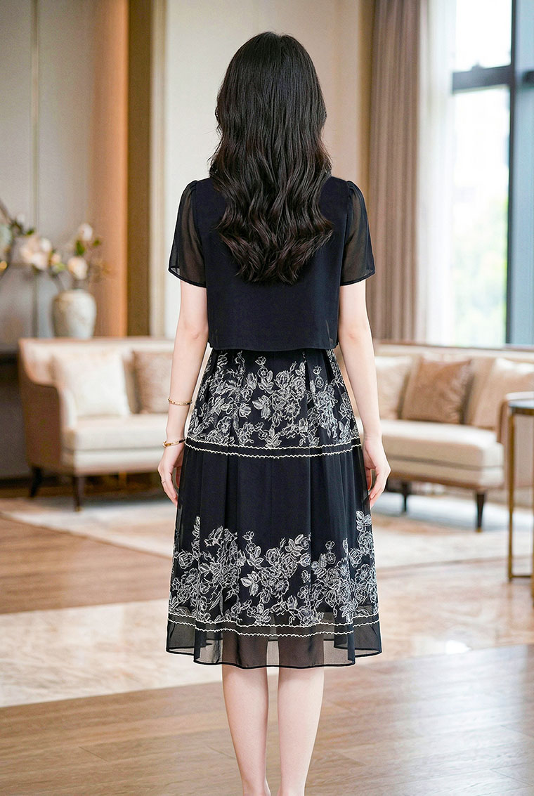 4✮- OZFRY2196 - Knee Dress (Small Cut)