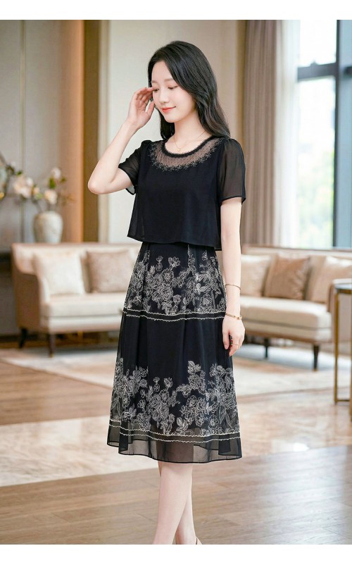 4✮- OZFRY2196 - Knee Dress (Small Cut)