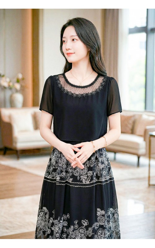 4✮- OZFRY2196 - Knee Dress (Small Cut)