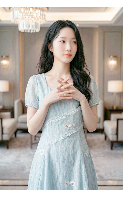 4✮- OZFRY2199 - Knee Dress