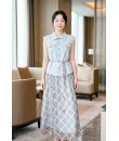 4✮- OZFRY2203 - Midi Dress (Top+Long Skirt)