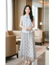 4✮- OZFRY2203 - Midi Dress (Top+Long Skirt)