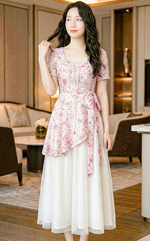 4✮- OZFRY2285 - MIdi Dress / Mini Dress