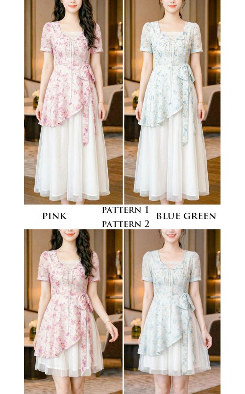 4✮- OZFRY2285 - MIdi Dress / Mini Dress