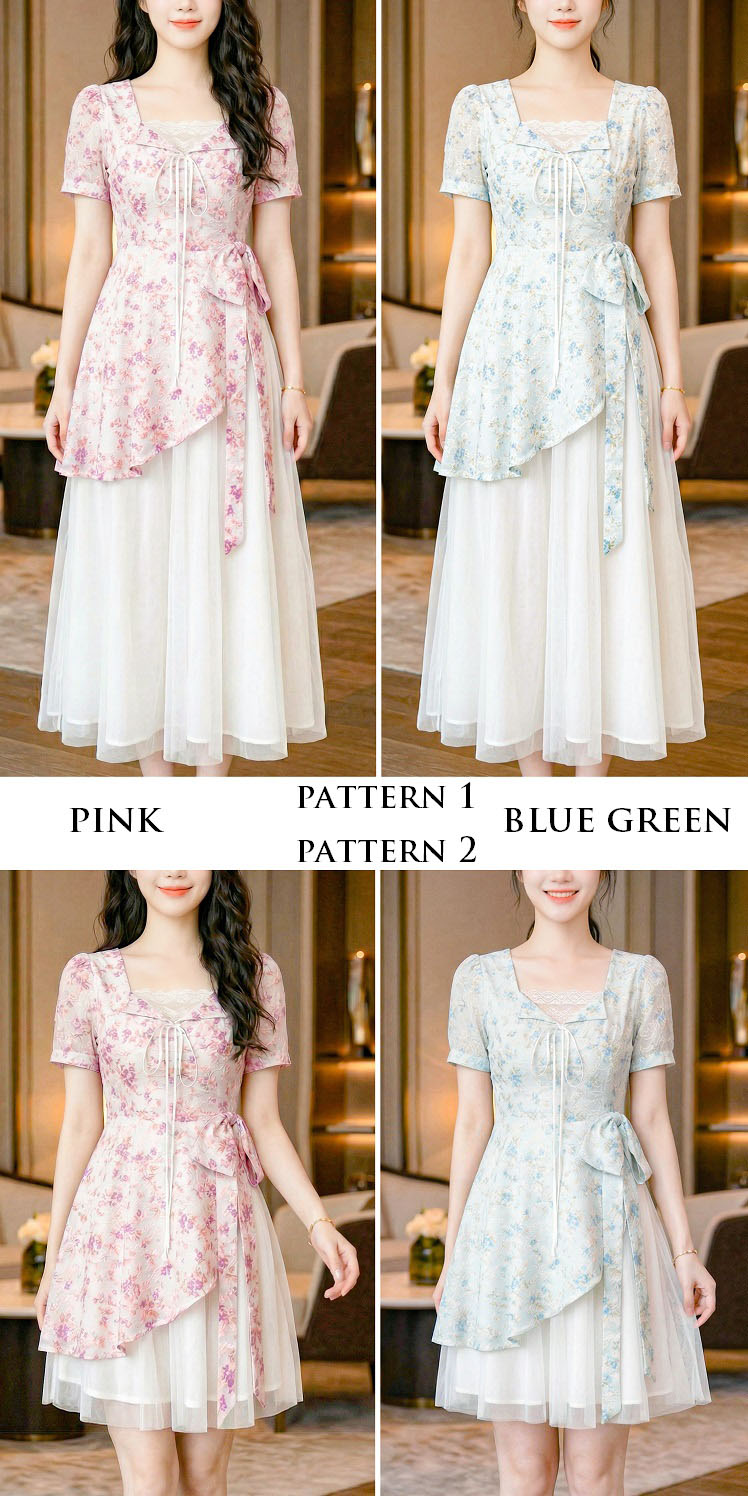 4✮- OZFRY2285 - MIdi Dress / Mini Dress