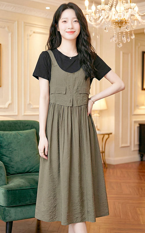 4✮- OZFRY2437 - Midi Dress