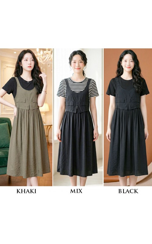 4✮- OZFRY2437 - Midi Dress