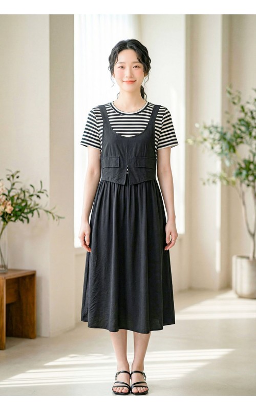 4✮- OZFRY2437 - Midi Dress