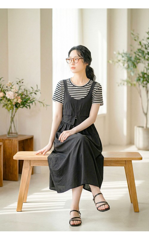 4✮- OZFRY2437 - Midi Dress