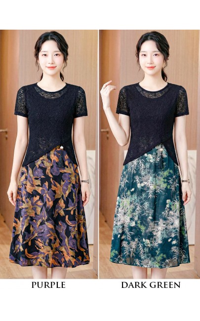 4✮- OZFRY2445 - Knee Dress (Top & Dress)