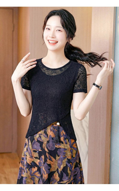 4✮- OZFRY2445 - Knee Dress (Top & Dress)