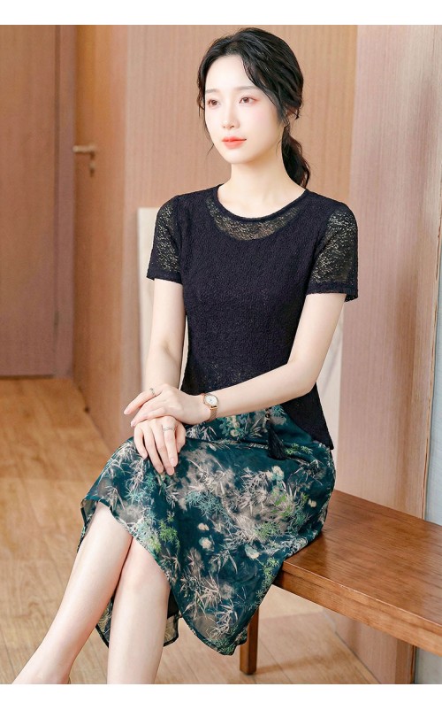 4✮- OZFRY2445 - Knee Dress (Top & Dress)