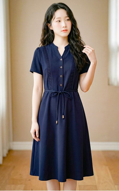 4✮- OZFRY2538 - Knee Dress