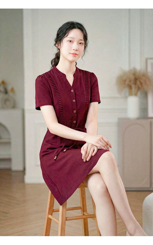 4✮- OZFRY2538 - Knee Dress