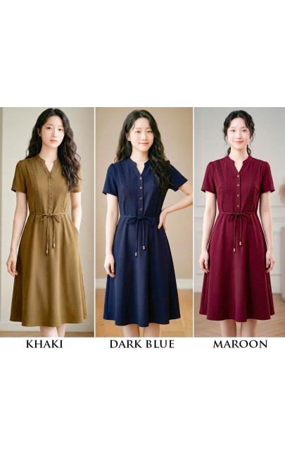 4✮- OZFRY2538 - Knee Dress