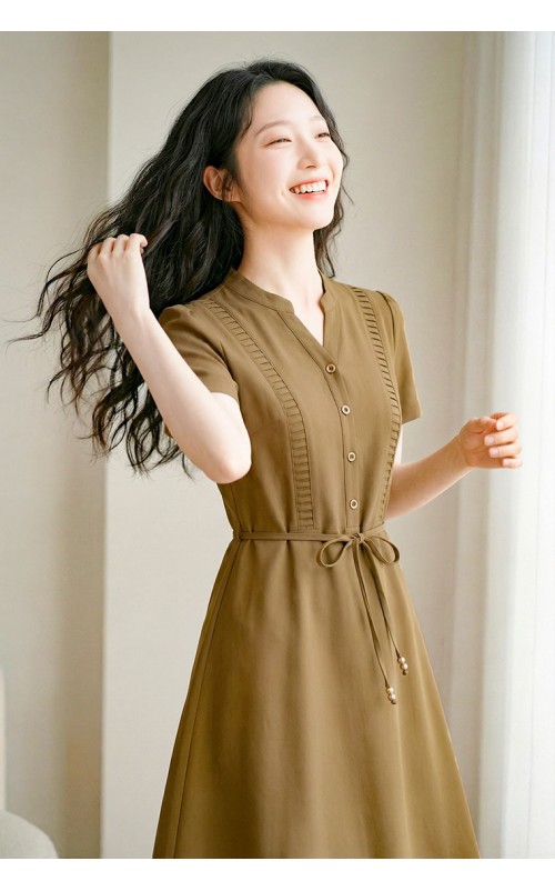 4✮- OZFRY2538 - Knee Dress