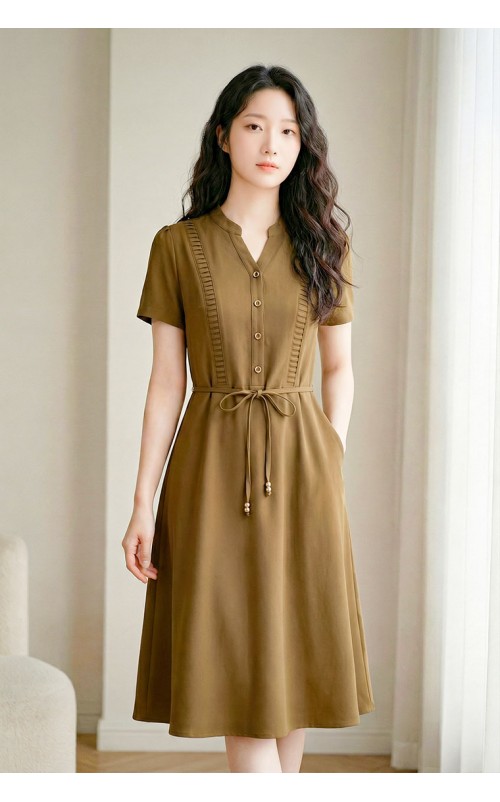 4✮- OZFRY2538 - Knee Dress