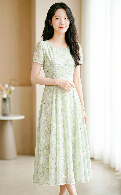 4✮- OZFRY2575 - Midi Dress