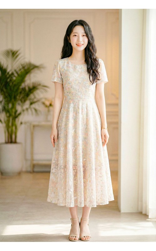 4✮- OZFRY2575 - Midi Dress